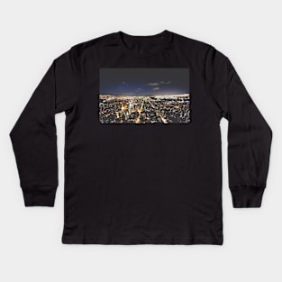 NYC from Empire State Building Kids Long Sleeve T-Shirt